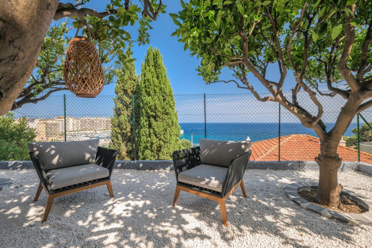 Proche Monaco, Vue Mer, Acces Plage Et Jardin Privatif Saint-Antoine  Kültér fotó