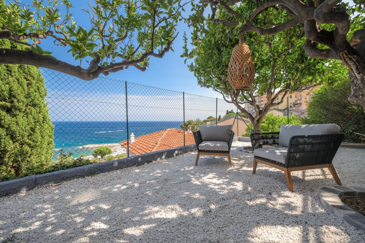 Proche Monaco, Vue Mer, Acces Plage Et Jardin Privatif Saint-Antoine  Kültér fotó